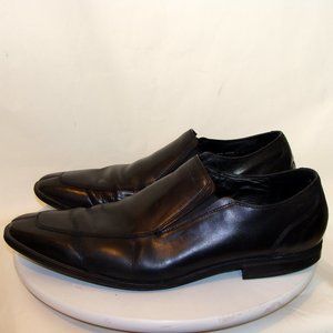 COLE HAAN MENS BLACK LEATHER SHOES LOAFERS SIZE
